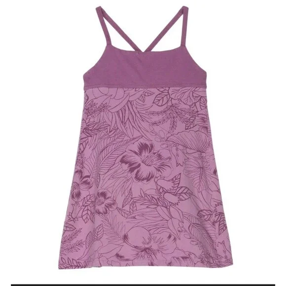 Patagonia Pink Tank Dress Stretchy Strappy Size Large 12 I2 - Picture 1 of 7